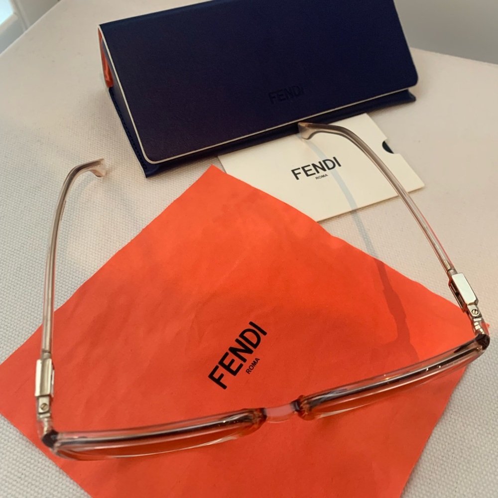 Fendi Oversized Tan Sunglasses